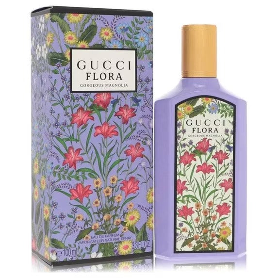 Gucci Flora Gorgeous Magnolia Eau De Parfum - 100ml - For Women - With Box - Single Piece